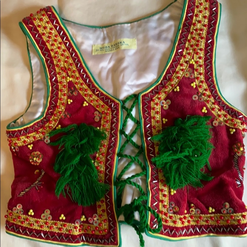 Girl’s Polish dance vest